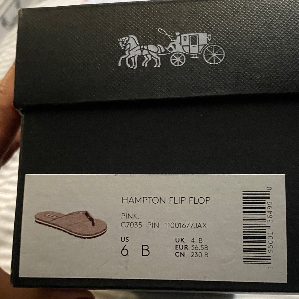 Coach Blush Fleece Slippers - Picture 5 of 6